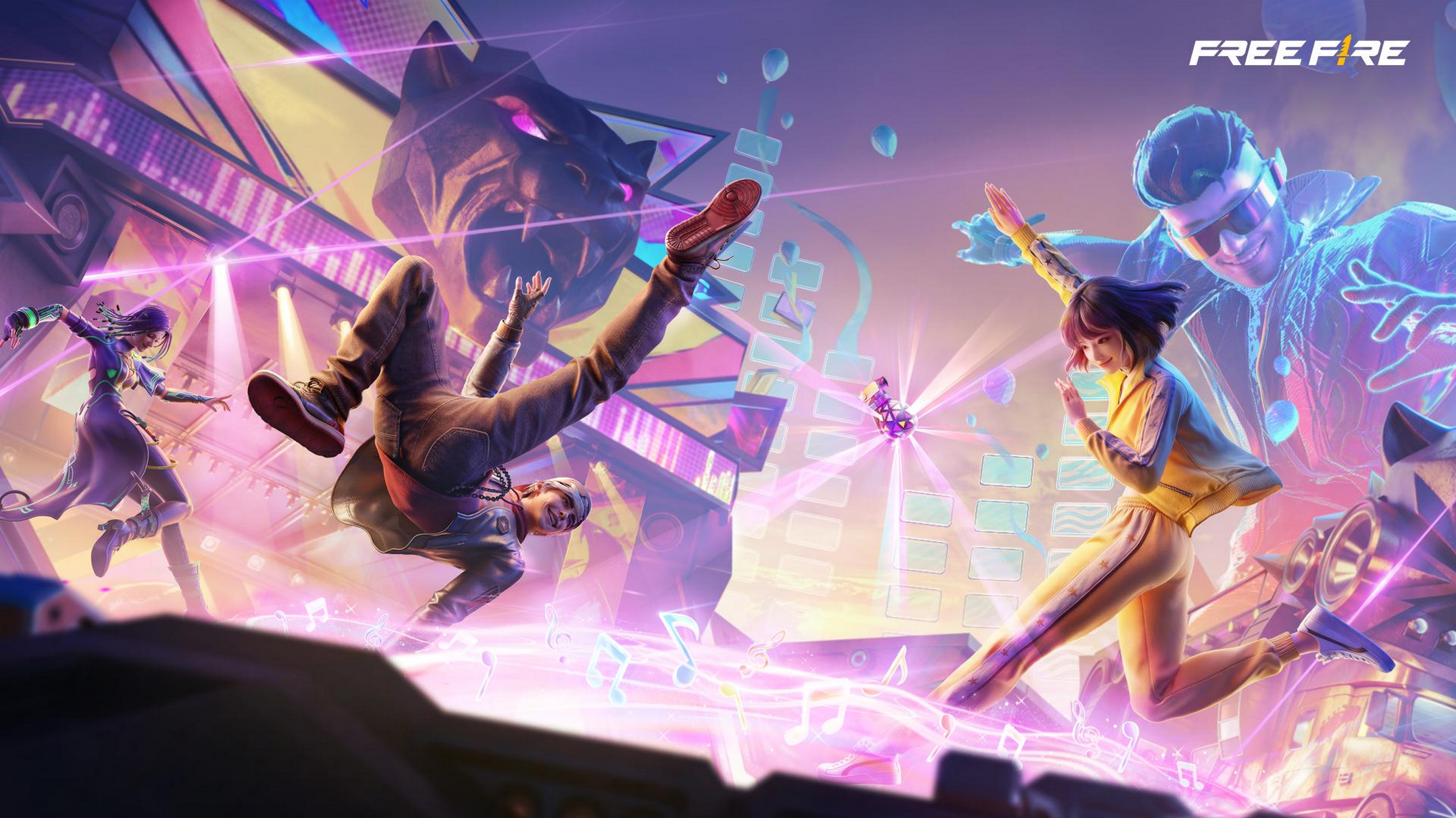 Battle Royale and Clash Squad modes of Free Fire