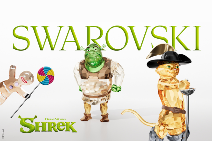 Shrek Reimagined in Swarovski Crystal