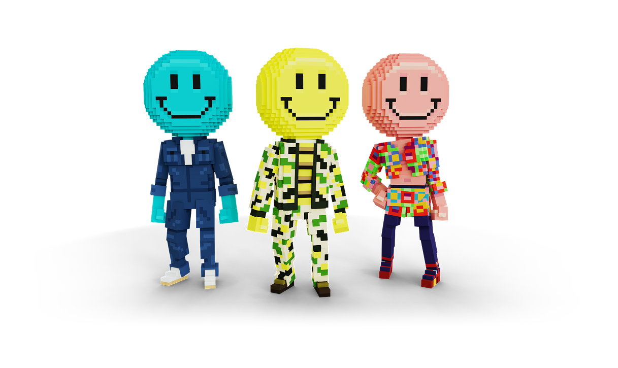Smiley Disco Characters