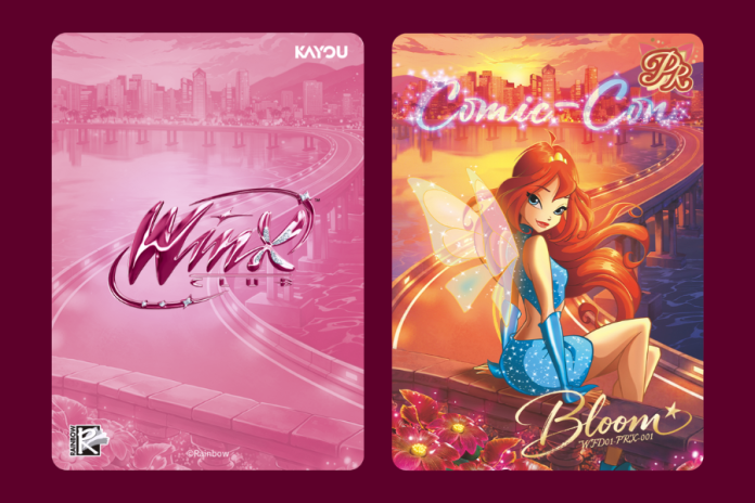 KAYOU and Rainbow launch Winx Club trading cards in October