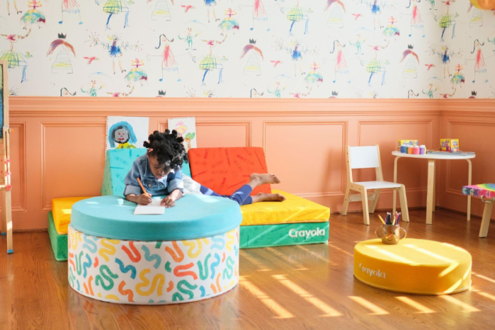 Nugget and Crayola launch limited-edition play furniture collection